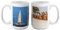 Shopagift Personalised Mug Three Photo Image Collage Business Company Logo Design White 15oz Large Cup for Birthdays Mum Dad Mothers Fathers Day Funny Kitchenware Work Gifts