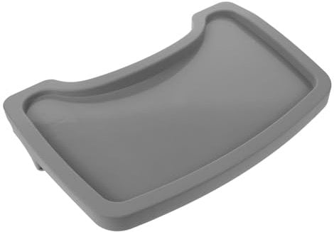 ibasenice High Chair Food Tray Multi-Functional Tabletop Mat Dining Accessory Modern Design for Strollers and Home Use Light Grey