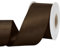 GTYBOVA Satinband 50mm X 23m Braun Schleifenband Dekoband Bänder zum Basteln Stoffbänder für Hochzeit Taufe Und Geburtstagsgeschenk