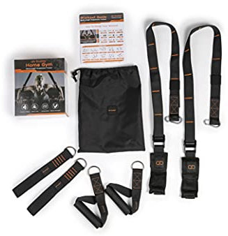 ab buddy Schlingentrainer für Ganzkörpertraining Heim-Fitnessgerät mit verstellbaren Riemen Krafttraining, Kernübungen und Widerstandstraining, tragbares Fitnesszubehör