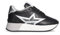 Liu Jo Dreamy 03, Sneaker da Donna in Pelle (Black/Silver, Sistema Taglie Calzature EU, Adulto, Numero, Media, 37)