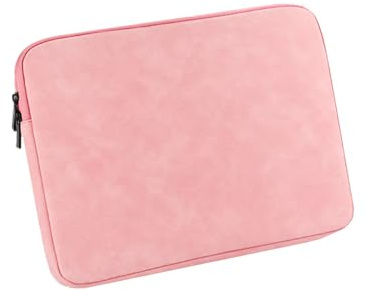 Megoo Custodia per computer portatile da 13, in morbida pelle PU, per Samsung Galaxy Book/Chromebook, Surface Pro 11/10/9/X/8, antiurto, impermeabile, per computer portatili da 12-13, colore: rosa