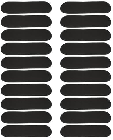Gogogmee 20stücke Finger Skateboard Schaumstoff Aufkleber Für Mädchen Schwarz rutschfeste Grip-Tape Für Fingerboards Skateboard Zubehör