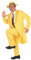 Fun Shack Kostüm Gelber Anzug für Herren, Tuxedo Mask, Zirkus, Film, Comic, Ideal für Fasching und Cosplay, XL