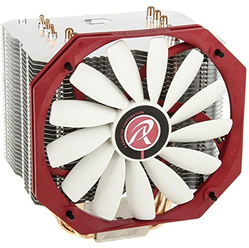 Raijintek EreBoss Flaggschiff, Hochleistung und Massive CPU Kühler, CPU-Cooler mit Sechs Heatpipes und Slim 140mm Lüfter Pwm, Perfekt PC Kühler zum Overclocking von Top-Prozessorserien