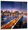 Bilder auf Glas Usa amerika new york manhattan Glasbild 30x30cm Wandbilder Dekoration Wohnzimmer Schlafzimmer Küche Deko Klein Wanddeko Bild im Glas Wand Kunstdruck Art Modern Wall Decor GAC30x30-2820
