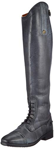 HKM Unisex Valencia- Standardlänge/-weite Reitstiefel, Dunkelblau, 41