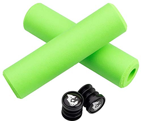 Wolf Tooth | Fat Paw Grips | 9.5mm | Green | Bike Accessories Custom Parts Precision Engineered
