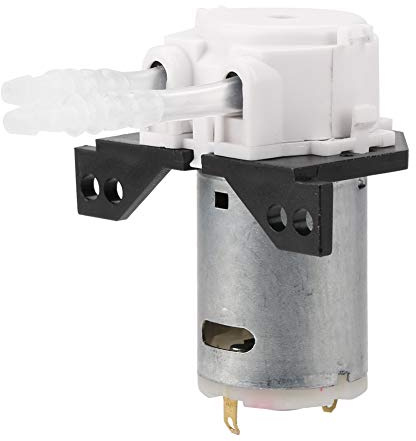 Peristaltische Pump DC 12V/24V Aquarium Lab Chemical Analysis Pump 3x5 Size White