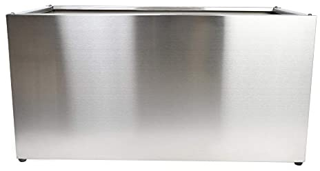Köhko® Designer Hochbeet aus Edelstahl Kräuterbeet TROG 100x40x40 cm
