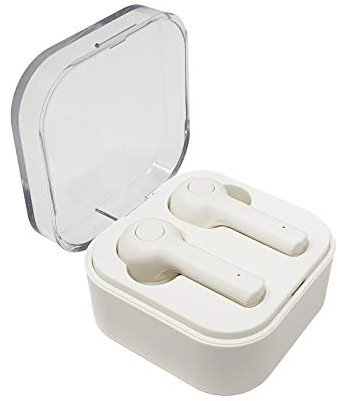 YC COMPANY - Écouteurs sans Fil Bluetooth 5.0 Intra Auriculaire, Oreillette Bluetooth TWS Stéréo avec Réduction de Bruit et Microphone Intégré, avec Étui de Chargement, Compatible Iphone Samsung