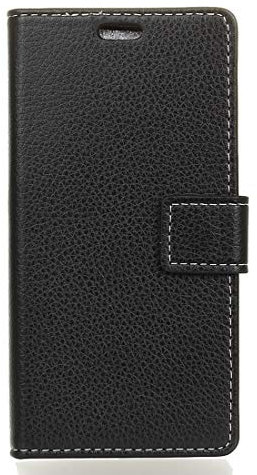 MDYHMC YXCY Aydd Litchi Texture Horizontal Flip Lederetui Für Galaxie S10E mit Halter & Bilderrahmen & doppelseitige Schnalle (Color : Black)