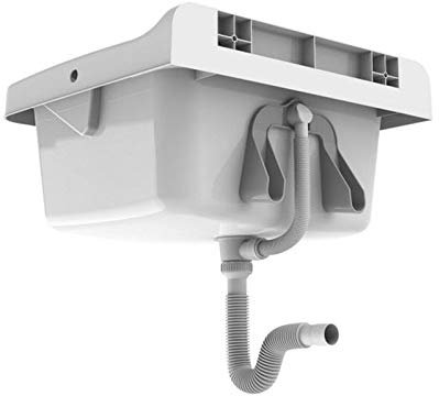 Waschbecken Set Ausgussbecken Kunststoff Werkstatt Keller Garten Waschtisch