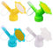 2in1 Watering Top Sprinkling，Head Bottle Top Sprinkler for Plastic Bottles Watering Can Head Gadget,DIY Small Watering Can Plant Waterers Bottle Top Waterers for Garden Irrigation Seed Seedling