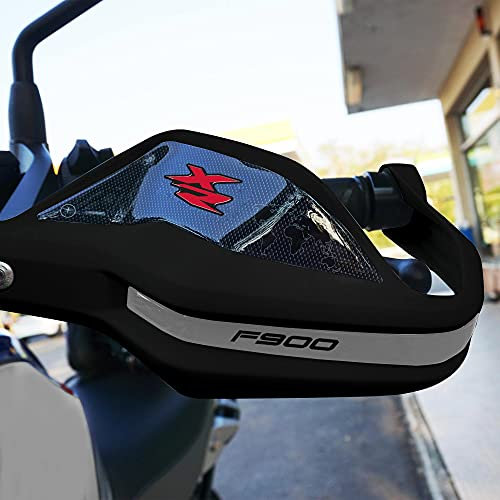 labelbike - 3D Harz Aufkleber Handprotektoren Kompatibel mit BMW F 900 XR 2020-2023 Motorräder Rot-Grau
