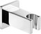 ENKI, B21, Premium Modern Shower Handset Parking Bracket Wall Shower Head Holder Solid Brass, Square Wall Bracket for Shower Heads, Chrome