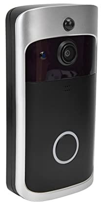 V5 WiFi Video Doorbell Camera, 720P HD 2.4G Wireless Doorbell Camera Built in Mic, IP65 Waterproof Night Vision PIR Motion Detection Doorbell for Home/Apartment/Smartphone