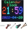 RGB LED Matrix Panel 64×64 Pixel, 3mm Pitch 4096 Einzelne RGB LEDs Vollfarb Display Unterstützt Arduino, Raspberry Pi, Einstellbare Helligkeit, Anzeigen von Text Bunte Bilder Animation Zulassen