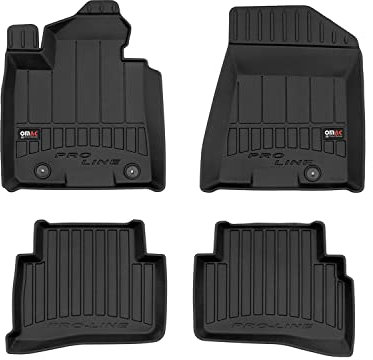 OMAC Gummi Fußmatten kompatibel mit Hyundai Tucson 2015-2020 mit Gurtstraffer Premium TPE