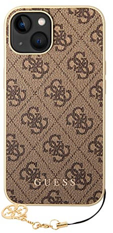 GUESS GUHCP14SGF4GBR Hardcase für iPhone 14 6.1 braun/braun 4G Collection