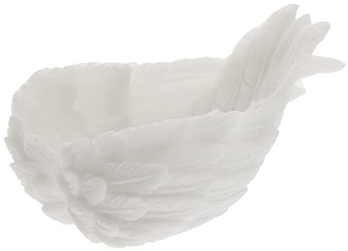 Artibetter Crystal Ball Base Air Plant Rack Holder Ornament Tree Display Stand Air Plant Holder Catchall Dish Trinket Dish Air Fern Display Stand Glass Rack Stone Rock White Girl Resin