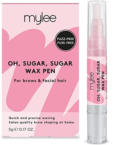 Mylee Oh Sugar, Sugar Waxing-Stift + 20x Waxing-Streifen - professioneller Wachsstift mit Zuckerformel ohne Erhitzen, ideal zur Enthaarung von Körper, Gesicht & Bikinizone, vegan & cruelty-free
