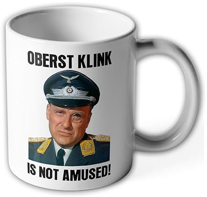 Tasse Oberst KLINK is not amused ein Käfig voller Helden Hogans STALAG 13#43211