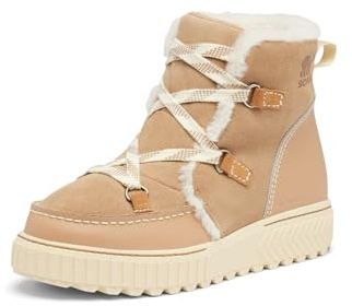 Sorel Women's ONA AVE Alpine Waterproof Boot, Dusty Tan/Tawny Buff, 39 EU