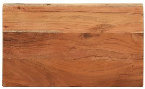 vidaXL Tischplatte, Holzplatte Rechteckig, Massivholzplatte für Bartisch Beistelltisch Esstisch, Ersatztischplatte, 50x40x2,5cm Akazienholz