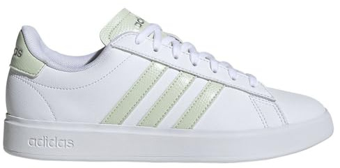 adidas Damen Grand Court 2.0 Schuhe, FTWWHT/LINGRN/MSILVE, 38 2/3 EU
