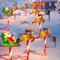 2Sets Weihnachtsbeleuchtung Solar Außen Lichterkette mit Erdspieß, Weihnachtsmann auf Rentierschlitten Weihnachts Gartenbeleuchtung mit 8 Modi, für Christmas Yard