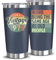 NewEleven 50th Birthday Tumbler - 20oz Stainless Steel - Navy - Reusable - Leak-proof - Break Resistant - Double Wall Insulated for Men, Women, Mom, Dad, Wife, Husband - 1975 Birthday Decorations