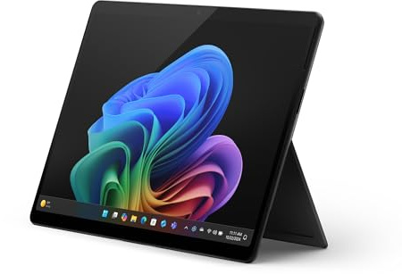Microsoft Surface Pro, 13 | Snapdragon X Elite | 16GB RAM, 256GB SSD | 13 OLED Touchscreen | Copilot+ PC | Negro | Windows 11 Home | 11a edición
