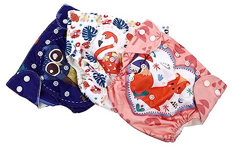 TOYANDONA 3stücke Hosen Babywindelhosen Bedruckte Babyslips Babytrainingshosen Bedruckte Trainingshosen Atmungsaktiv Cartoon-muster Praktisch Design Ausziehen