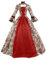 2025 Robe Rétro Médiévale Femme Renaissance Baroque Robes Vintage Medievale Manches Trompette Victorienne Steampunk Gothique Robe Grandes Tailles Maxi Carnaval Halloween Fête Femmes Cosplay Victorien