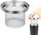 Linkidea Tumbler Tea Infuser for Loose Leaf Tea, Compatible with YETI Tumbler 20oz/30oz, IRON FLASK Classic 24oz/32oz Mug Attachment, 304 Stainless Steel Mesh Strainer (Dishwasher Safe)