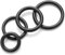 100 Stück schwarze NBR-O-Ringe, Innendurchmesser 28 mm, Außendurchmesser 32 mm, Dicke 2 mm, Dichtungswerkzeug für Pumpen/Ventile/Rohrleitungen,32x28x2mm