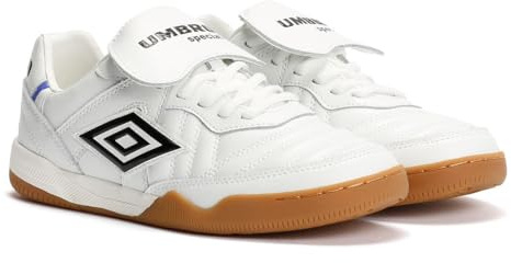 Umbro Speciali TR Leather White/Black Trainers - UK 9