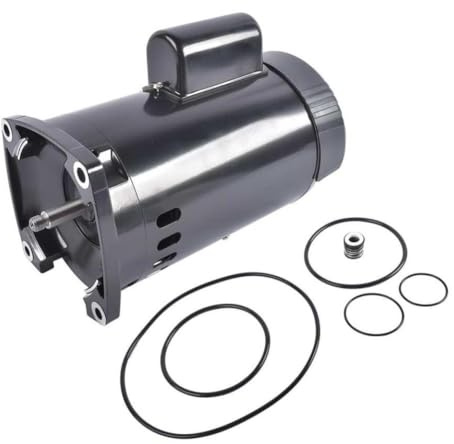 Pool Pump Motor 1 3450 RPM 115 230 Volts 8 0 16 0 Amps 1 65 Service Factor 56Y Frame Single Speed Square Flange B2848 Compatible With