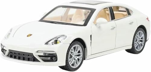 CORCI für Porsche für Panamera Modellauto im Maßstab 1:24 Metallguss – Sammlerstück Metall(Weiß)
