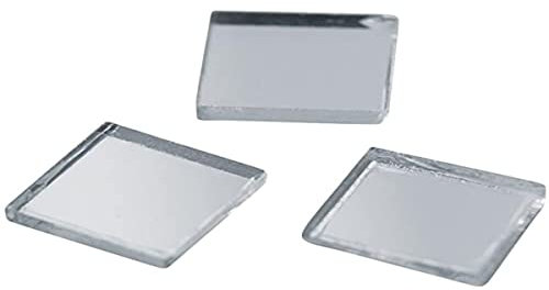 RAYHER HOBBY Rayher Spiegelmosaiksteine, 1 x 1 cm, Box 40 g, ca. 80 Stück, Spiegelmosaik, Mosaiksteine Spiegel, Mosaiksteine zum Basteln, aus Glas, auch zum Verfugen geeignet, 1450500
