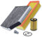 BESTPRICE Set di filtri di ispezione con 1x filtro aria, 1x filtro abitacolo con carboni attivi, 1x vite filtro olio e anello di tenuta compatibile con AUDI A4 B8 (8KH) (8K2) (8K5), A5, Q5 (8RB)