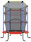 Ultrasport Kinder Indoortramplin Jumper 140 Inklusiv Sicherheitsnetz, Rot/Blau