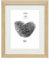 DEKNUDT FRAMES Bilderrahmen mit Passepartout - Natur Holzfarbe - S66KH1 P1 20x25cm für Bild 15x20cm - Bilderrahmen Holz MDF - Bilder aufhängen oder ausstellen