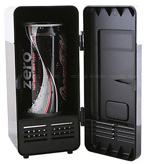 CYJJJJB Conseguir USB Mini Nevera (Negro)