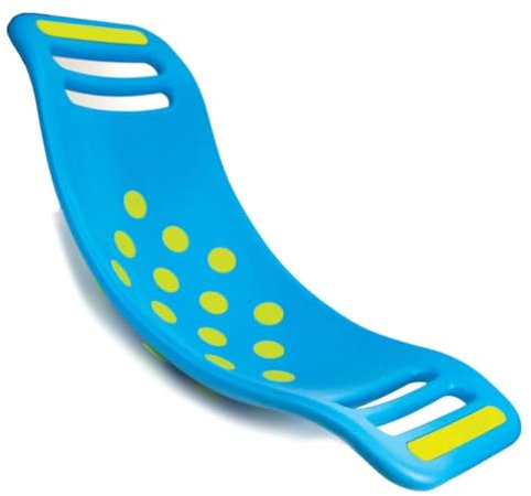 Fat Brain Teeter Popper Blue, Wobble Balance Board, Balance Board with Popping Sounds, Kids Preschool Toy, Popping Board, Gross Motor Skills Development, Balance Board for Kids aged 3 years +