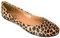 Shoes8teen Women's Ballerina Ballet Flat Shoes 8 M US Leopard Pu 8600