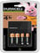 Duracell - chargeur de piles AA et AAA en 4 heures (2 piles AA et 2 piles AAA rechargeables incluses)