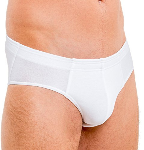 HERMKO 8300 Herren Slip aus Baumwolle/Elastan