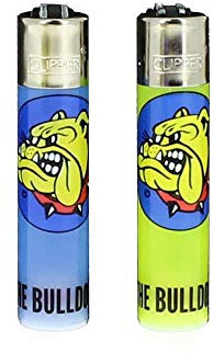 2 Clipper Feuerzeug The Bulldog Farbe berraschung
